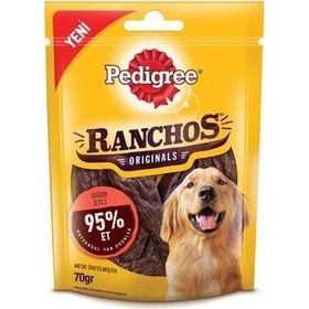 Resim Pedigree Ranchos Biftekli Köpek Ödül Maması 7 x 70 G 