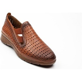 Resim Scavia 806 Taba Deri Kadın Günlük Ayakkabı 001 