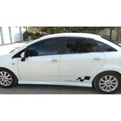 Resim HasAkman Fiat Linea Sport Yan Marşpiyel Seti Mat Siyah Plastik 2009 Ve Üzeri 