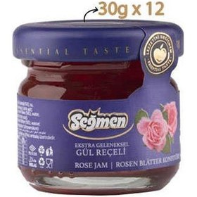 Resim Seğmen Gül Reçeli Kavanoz 12 x 30 G 