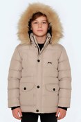 Resim Slazenger NAPOLI Çocuk Taş Gri Mont & Kaban 