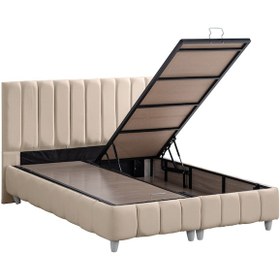 Resim Narva İkili Set, Narva Tek Kişilik Baza Başlık Seti Bej 120 x 200 