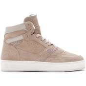 Resim Kadın Bej Süet Deri Bilekli Sneaker Derimod