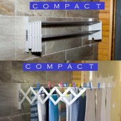 Resim Compact Çamaşır Kurutma Askısı 85 cm 9 Askılı 7,65 mt Askı Alanı 