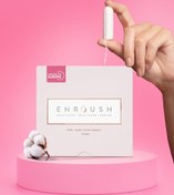 Resim Enroush %100 organik pamuklu tampon | 16 adet süper 