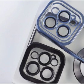 Resim Tria Iphone Xs Max Elektroliz Logo Detaylı Kenarları Renkli Kamera Lens Korumalı Telefon Kılıfı 