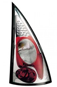 Resim 1615-1530/CITROEN C3- 03/09 MODİFİYE STOP LAMBASI SAĞ/SOL SET 2PARCA NİKELAJLI/BEYAZ (TYC) 