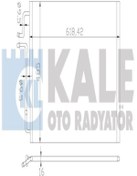 Resim KALE 381300 Klima Radyatoru Kondenser Al/al (mercedes-benz: W210 E200 (95 )) (WA253847) 