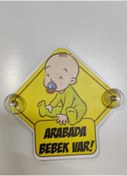 Resim STİLİX GARAGE Arabada Bebek Var (Yapıştırma Dahildir) 