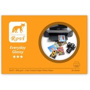 Resim ROVİ Everyday Parlak Fotoğraf Kağıdı - 200gsm 10x15 10 Paket 