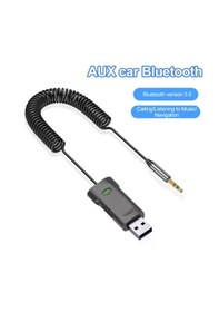 Resim Universal Telefonlara Uyumlu Bluetooth Hafıza Kartı Destekli Usb Aux Araç Kiti Müzik Dinleme Konuşma 