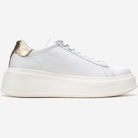 Resim Luvi Shoes Gueno Beyaz Cilt Hakiki Deri Kadın Spor Ayakkabı Beyaz 