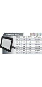 Resim Yapımaks LED Projektör, Slim, 50 W, Yeşil 