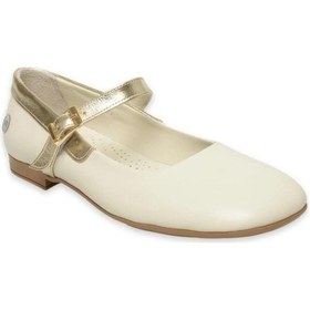 Resim Mammamia D25ya-7145 Küt Buru Bantlı Kadın Deri Babet Siyah 