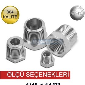Resim Paslanmaz Çelik Dişli Redüksiyon Busing Erkek-Dişi 304 Kalite (465617923) 