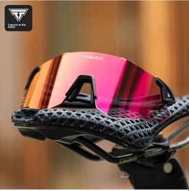 Resim Topnotch Tosuod Spor Güneş Gözlüğü Siyah Renk Değiştiren Çerçevesiz Miğfer Uyumlu Açık Füme 