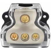 Resim Chuangyinshop 1 Adet 1 Giriş 3 Çıkışlı Yüksek İletkenlikli Güç Dağıtım Bloğu 0 2 4 Awg 1 0 Gauge Giriş 3x4 Gauge Çıkış Oto Ses Sistemi Amplifikatör 