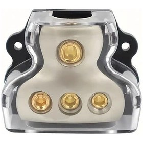 Resim Chuangyinshop 1 Adet 1 Giriş 3 Çıkışlı Yüksek İletkenlikli Güç Dağıtım Bloğu 0 2 4 Awg 1 0 Gauge Giriş 3x4 Gauge Çıkış Oto Ses Sistemi Amplifikatör 