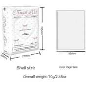 Resim 3 İnç Mini Kart Albümü Pvc Kartpostal Kitabı Sevimli Fotoğraf Kartı Binderı 