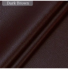 Resim Siyah Deri Onarım Patche Bant Kendinden Yapışkanlı Deri Yamalar Kanepeler Dark Brown 200x50cm 