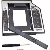 Resim 12.7mm HDD Caddy Kızak Laptop DVD To SSD Kutu Sata 4717p 