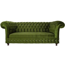Resim 3A Mobilya Sofistike Chesterfield Kanepe 