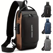 Resim Erkek Omuz Çantaları, Küçük Crossbody Çantaları ve Bisikletlerde Koşu ve Yürüyüş için Çantalar 