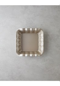 Resim English Home Patisserie Prince Karbon Çelik Kare Fırın Kabı 25x25 Cm Şampanya Şampanya 