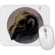 Resim Baskı Dükkanı Skull Bird Branca Mouse Pad 