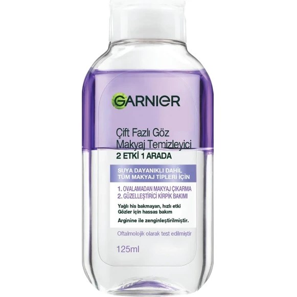 Garnier Çift Fazlı Göz Makyaj Temizleyicisi - 2 Etki 1 Arada 125ml Fiyatı ve Özelliklerı - Badem