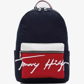 Resim Tommy Hilfiger Signature Erkek Lacivert Sırt Çantası 
