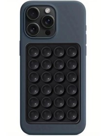 Resim Dublin Silikon Vakumlu Telefon Tutucu, Cep Telefonu için Silikon Yapışkanlı, Kaymaz Vantuz Telefon Tutucu 