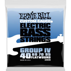Resim Ernie Ball 2808 Flatwound Group IV Bas Gitar Teli (40-95) 