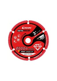 Resim Willowhaven Ezarc 3/8 Inç 76mm Metal Kesme Diski 5000+ Kesim Çelik Demir 