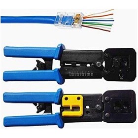 Resim Yeni Nesil Rj45 Rj11 Cat5 Cat6 Ağ Kablosu Sıkma Pensesi 