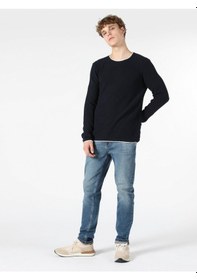 Resim Colin's Regular Fit Bisiklet Yaka Lacivert Erkek Kazak CL1056038_Q1.V1_NAV 