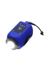 Resim Xbyc 6128 Usb Şarjlı 250 Lümen 120 Db Yüksek Sesli Bisiklet Ön Farı Ve Korna Mavi 