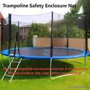 Resim Trambolin Çit, Dayanıklı ve Güvenli 1.4m Çaplı Siyah Trambolin Güvenlik Ağı | Koruyucu Örtü | Güneşlik Ağ | Dış Mekan Sporları için | Fermuar Tasarımı | Kolay Kurulum | Düz Direk Stili, Yuvarlak Trambolin Güvenlik Ağı - Cadılar Bayramı, Noel ve Yılbaşı İçin Mükemmel Hediye 
