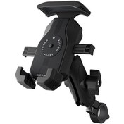 Resim Motosiklet Şok Emici Dönebilen 3 Pençeli Cep Telefonu Tutucu, Stil: Gidon Tipi Diğer 