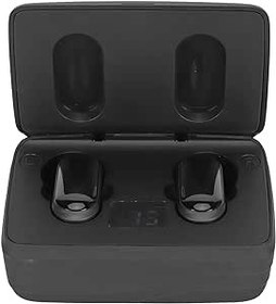 Resim Dil Tercüman Kulaklıkları, HiFi Stereo Düşük Gecikmeli Kablosuz Kulaklıklar 5.0 Müzik Tercümanı (Siyah gri) 