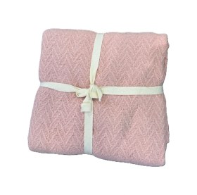 Resim Aryıldız Püsküllü Tv Battaniye Tek Kişilik 150x200cm Pudra Pudra 