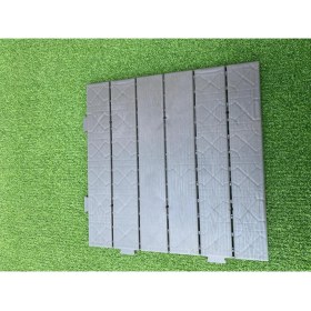 Resim Plastik Deck – Ahşap Görünümlü Zemin Kaplama Karosu (50X50 Cm) (4ADET) 