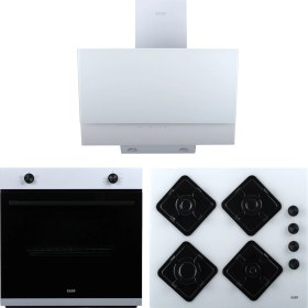 Resim Exep Smart Beyaz Ankastre Set ED402-EO320-EF200 3'lü Yüksek Performanslı A Enerji Sınıfı 
