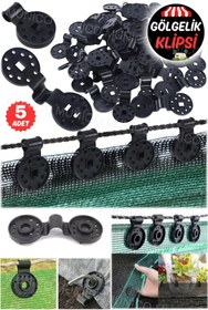 Resim Munico 5 Adet Bahçe Gölgeleme Klipleri Plastik Sağlam 5 Adet Bahçe İşlerinizde İhtiyacınız Olan Aksesuarlar 