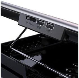 Resim Frisby Fnc-5260St 6 Fanlı Sessiz Alüminyum Izgara Notebook Soğutucu Stand 17" Uyumlu 