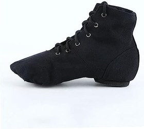 Resim Toddmomy Yumuşak Tabanlı Bale Ayakkabısı Rahat Ve Dayanıklı Siyah Bale Caz Dansı Ve Daha Fazlası Için Uygunluk 