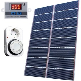 Resim Multiteknik Dijital Termostatlı Zaman Saatli Karbon Isıtıcı - 160 x 200 cm 