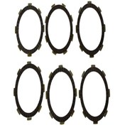 Resim Rx3 Evo Uyumlu Debriyaj Balatası 6 Lı 12 Tırnak 116-133-147 Mm 