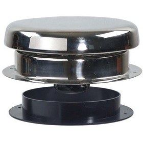 Resim Mantar Manika. 110mm. No:1 Paslanmaz Krom Havalandırma 