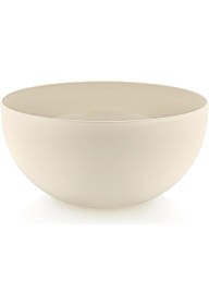 Resim Melkan Home Kase Yuvarlak Sert Plastik Büyük Boy 8,5 Lt 15 cm Krem 